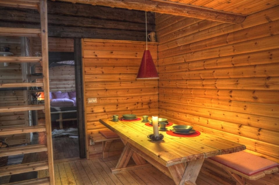 Cottage on Wild River House in Nordland, Norway