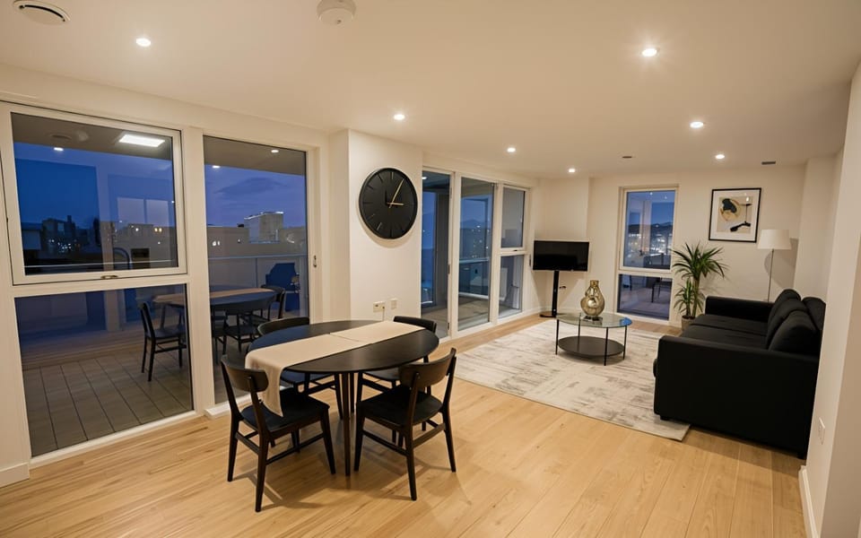 TV and multimedia, Living room, Seating area, Dining area, elevator