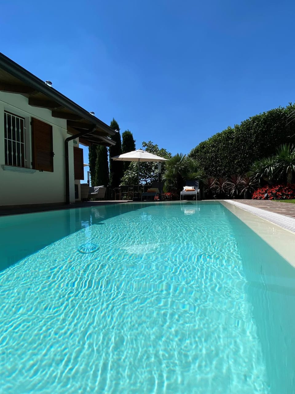Garden, Balcony/Terrace, Pool view, Swimming pool, sunbed