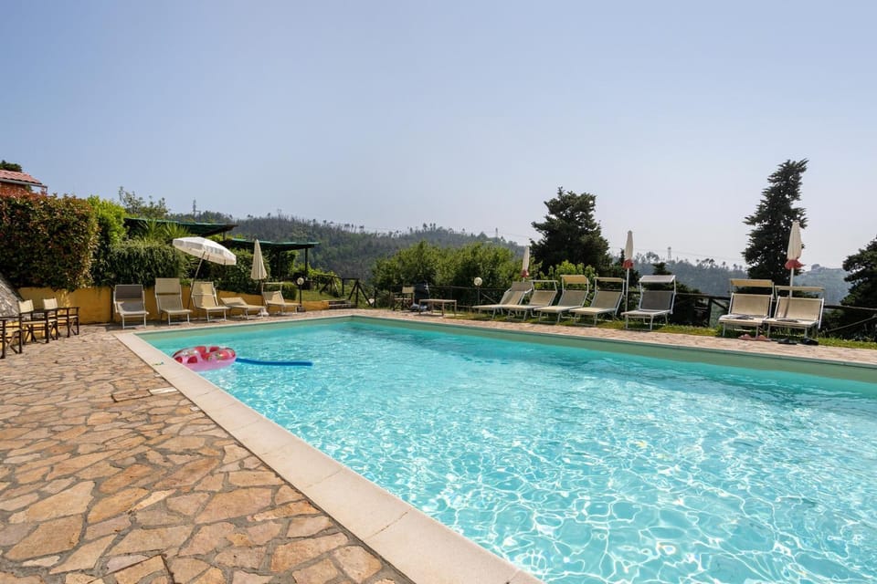 Property building, Living room, Swimming pool