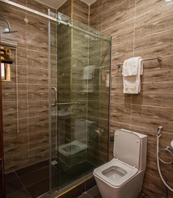 Shower, Toilet, Bathroom, towels
