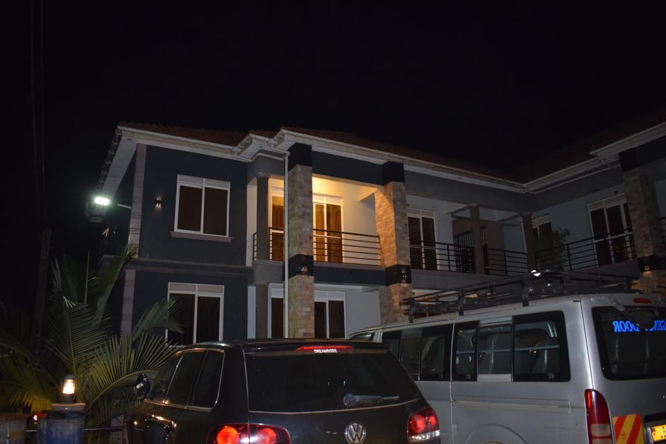 Property building, Night, Parking