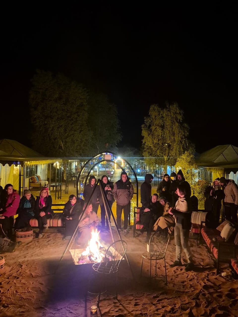 Night, People, BBQ facilities, group of guests, wedding