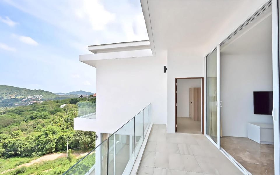 Day, Natural landscape, View (from property/room), Balcony/Terrace, Mountain view, Sea view