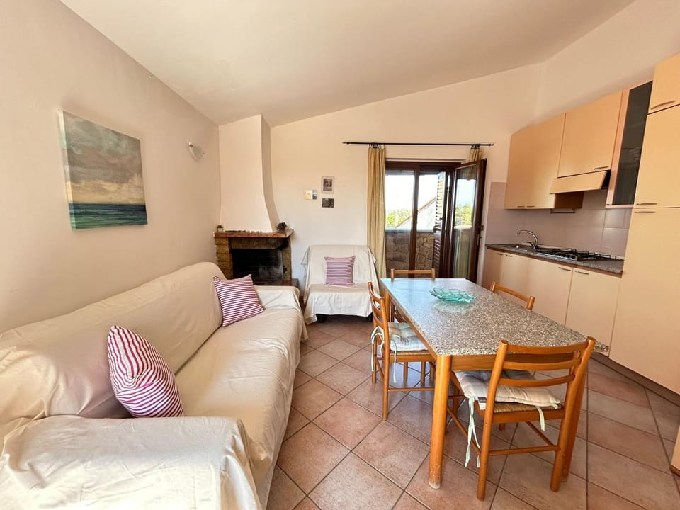 Living room, kitchen