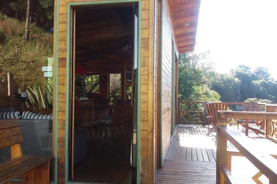 Cabana do Pinhão completa, CALEFAÇÃO 3 SUÍTES Chalet in Urubici