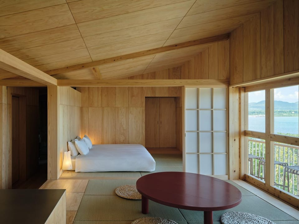 Bed, Bedroom, Sea view