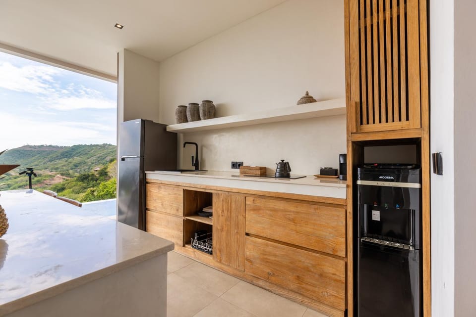 View (from property/room), City view, Mountain view, kitchen