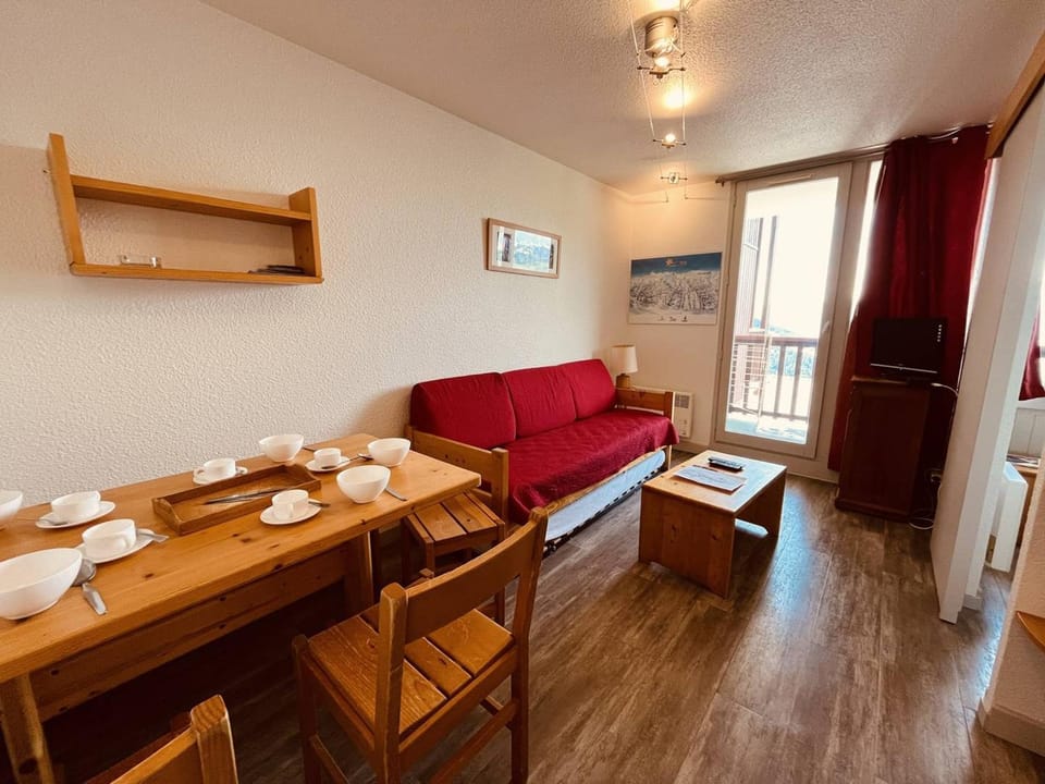 Appartement 2 pièces pour 5 personnes avec accès direct aux pistes et balcon – Vallandry - FR-1-757-99 Apartment in Landry