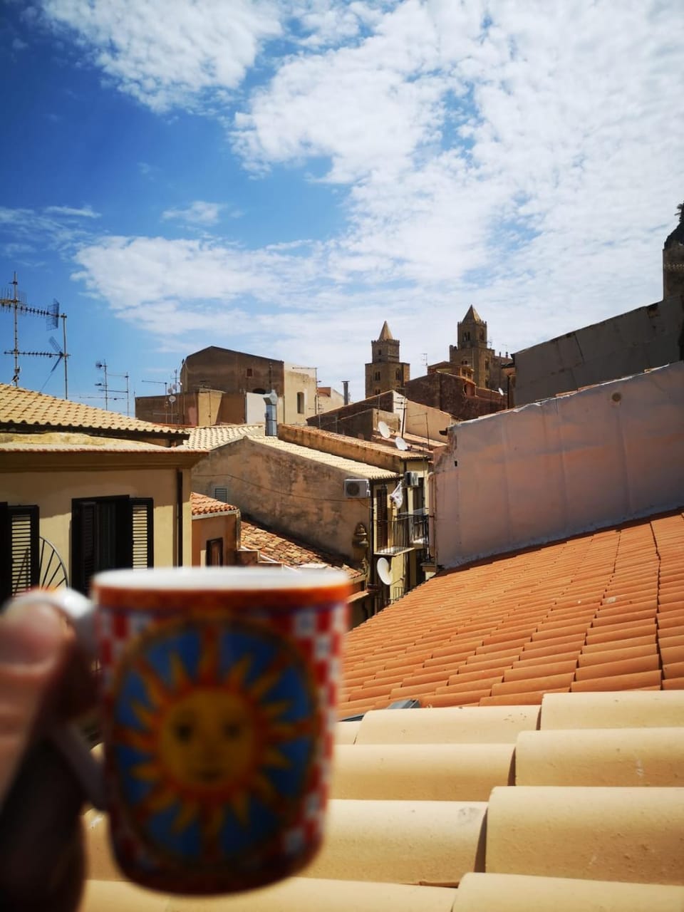 Balcony/Terrace, City view, Breakfast