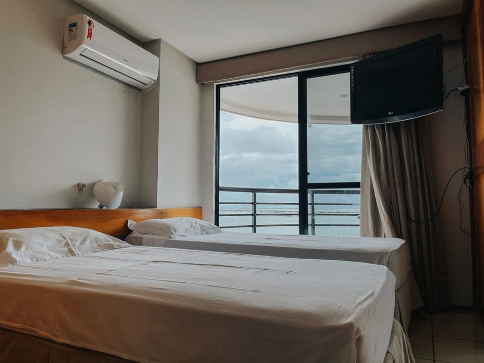 View (from property/room), Bedroom, Sea view, air conditioner