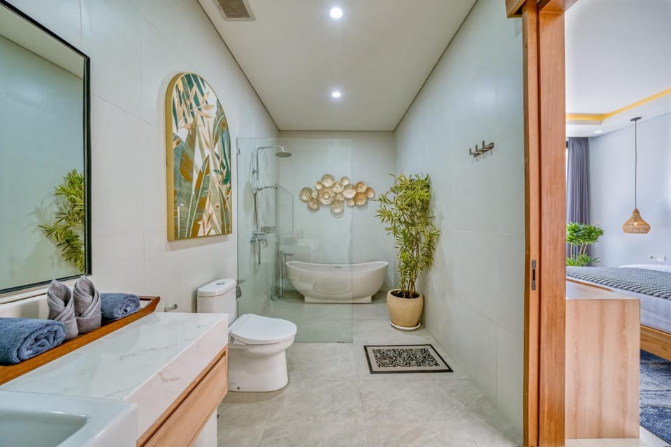 Shower, Bathroom, Bath, towels