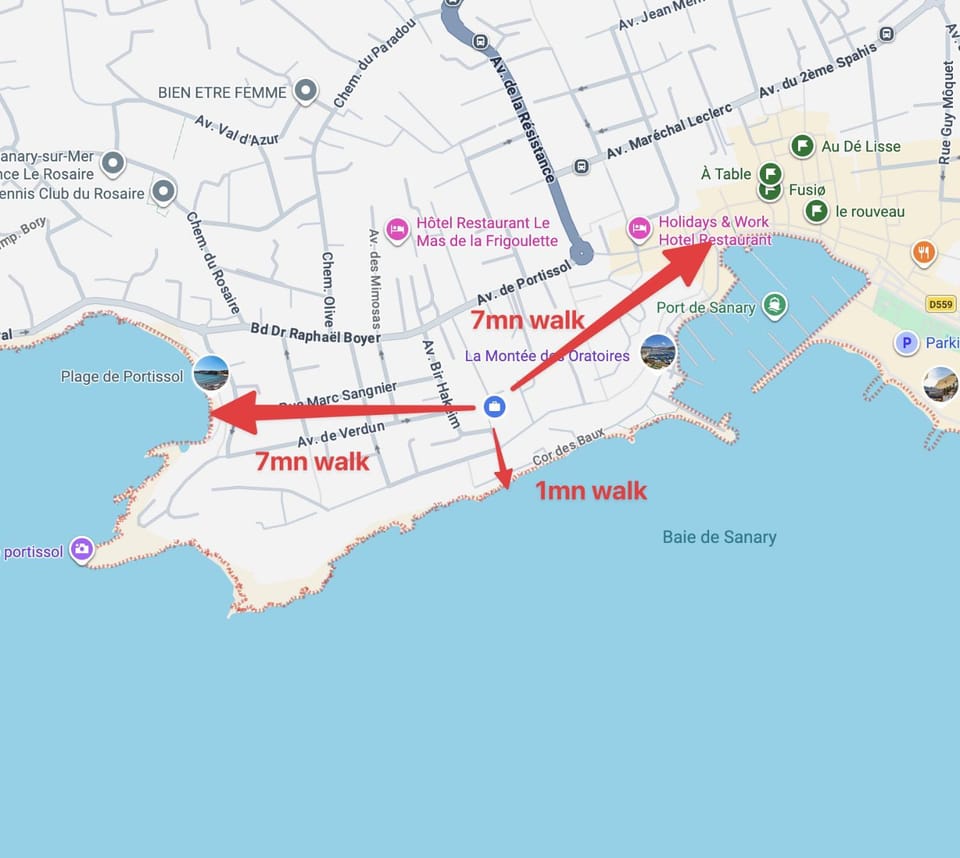 Nearby landmark, Neighbourhood, Beach, Location