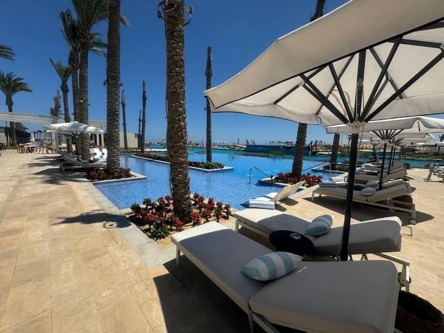 Amazing one bedroom address beach hotel full sea view Apartment in Egypt