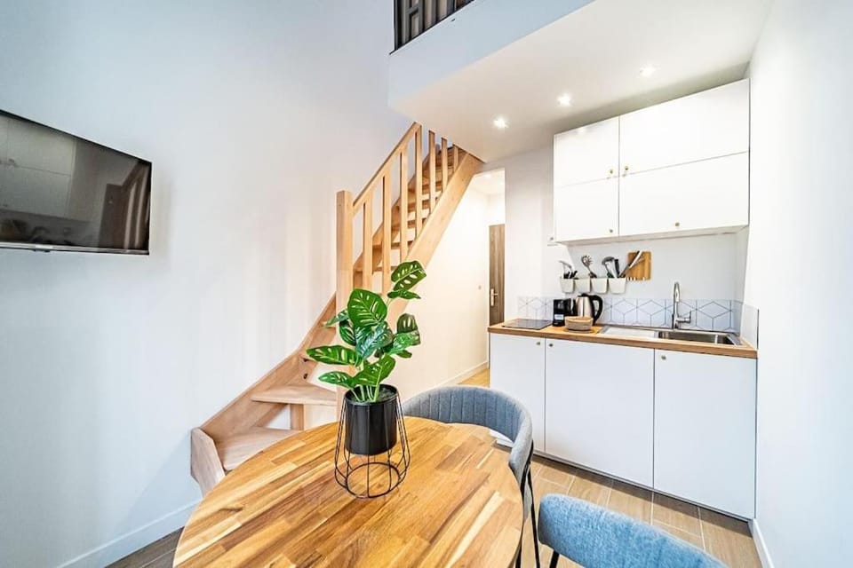 "Le Monstera" T1 20m2 Duplex Clim Prox Gare Métro Apartment in Villeurbanne