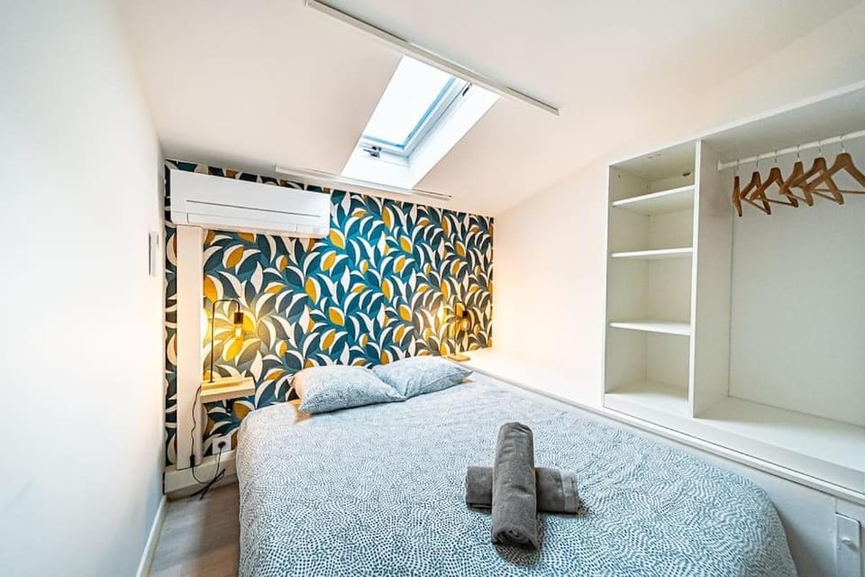 "Le Monstera" T1 20m2 Duplex Clim Prox Gare Métro Apartment in Villeurbanne