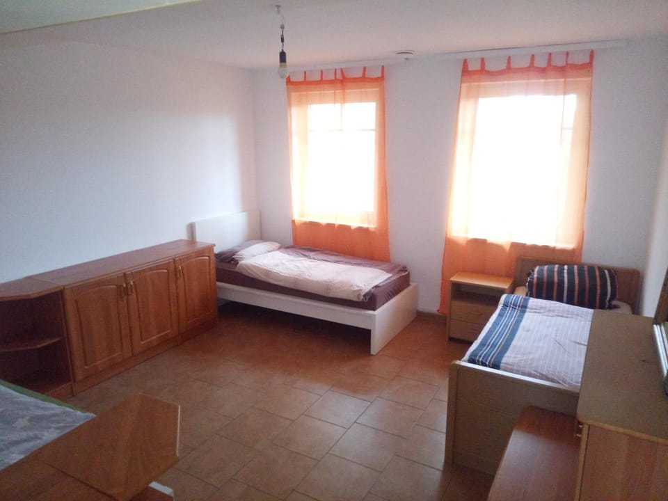 Property building, Living room, Bedroom