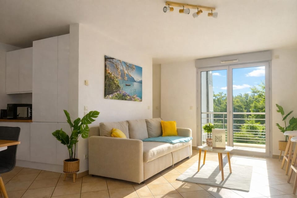 T2 de 56m2 - Genève à 5 min- Parking Privé Gratuit Apartment in Saint-Julien-en-Genevois