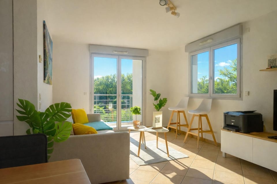 T2 de 56m2 - Genève à 5 min- Parking Privé Gratuit Apartment in Saint-Julien-en-Genevois