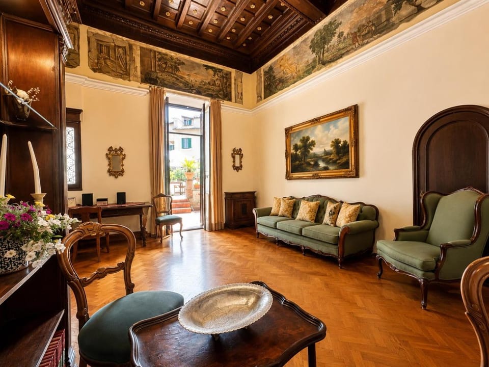 Balcony/Terrace, Living room, Seating area, air conditioner