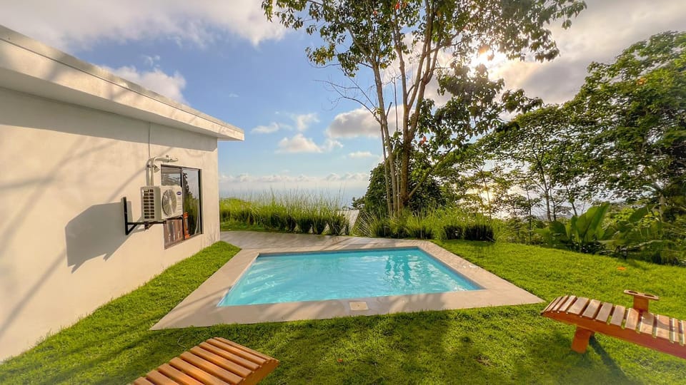 Natural landscape, Swimming pool, sunbed