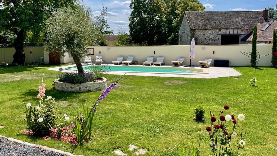Day, Garden, Garden view, Pool view, Swimming pool, sunbed