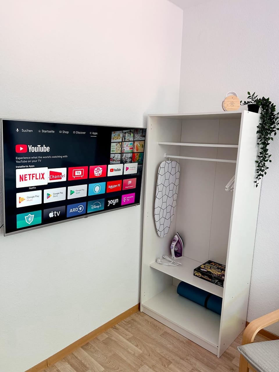 TV and multimedia, flat iron, wardrobe