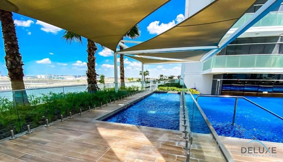 Property building, Pool view, Swimming pool