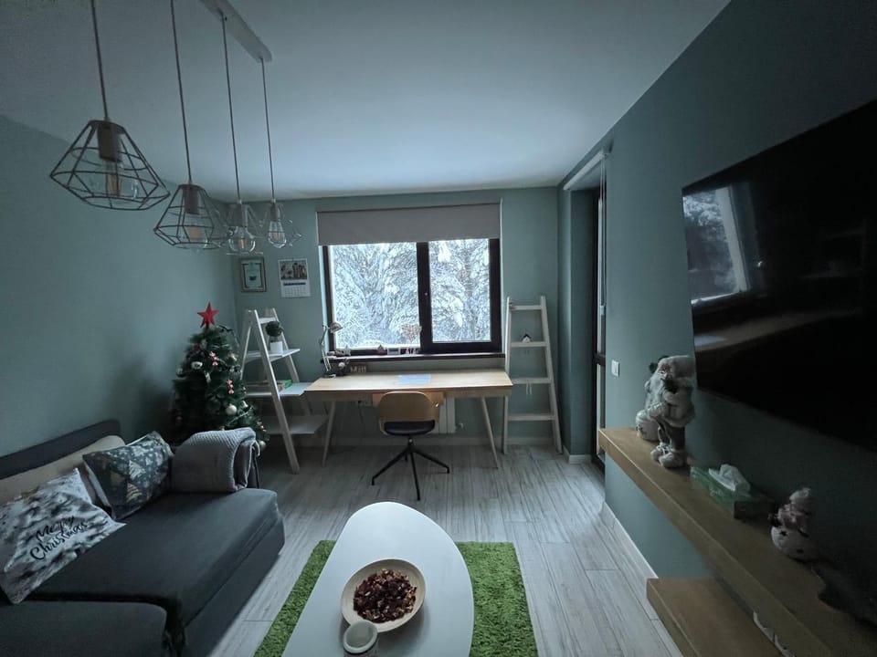 Bed, TV and multimedia, Living room, Photo of the whole room, Seating area