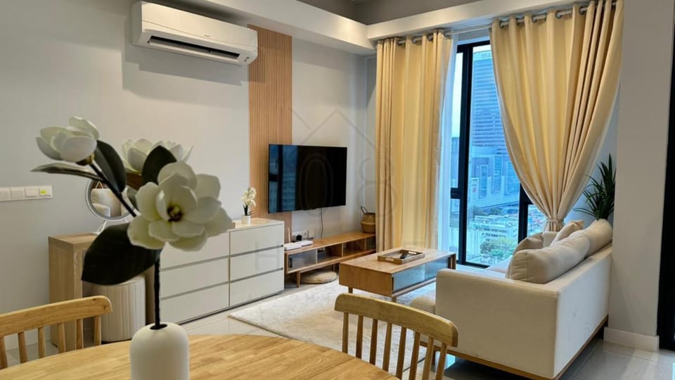 Living room, Seating area, air conditioner