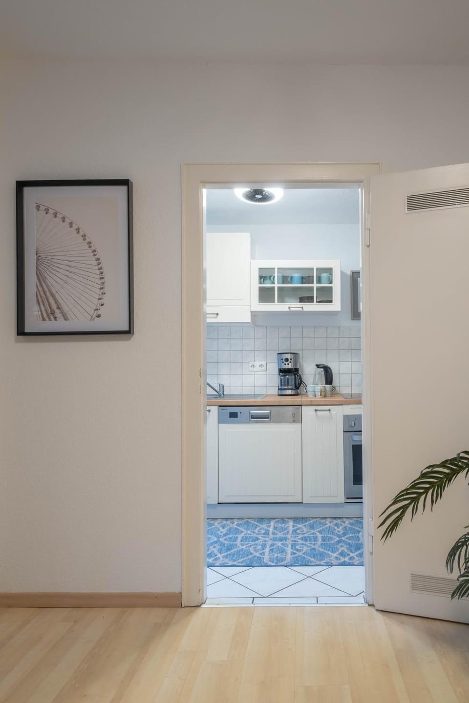 Kitchen or kitchenette, stove, kitchen