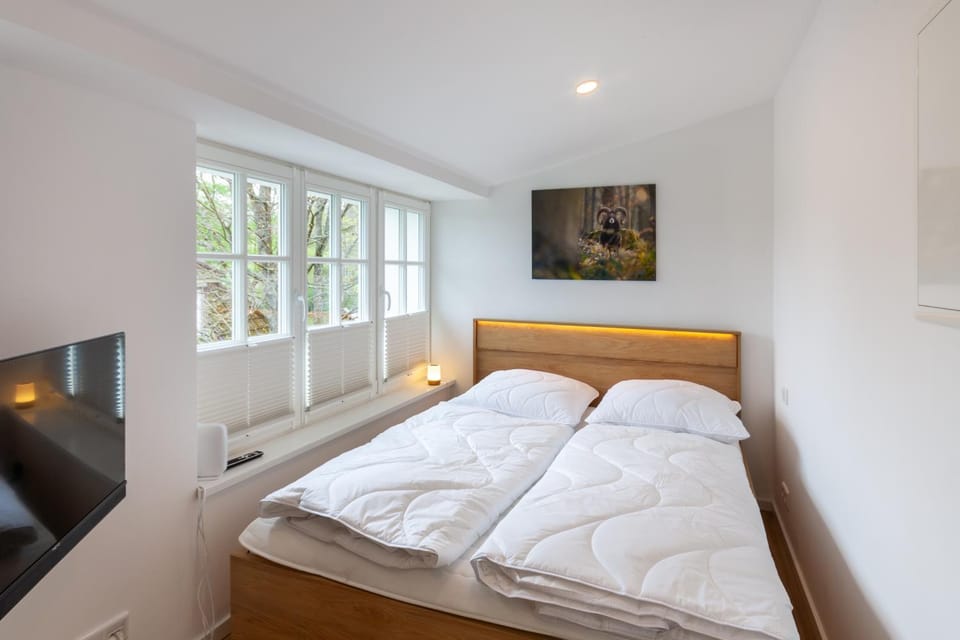 Photo of the whole room, Bedroom