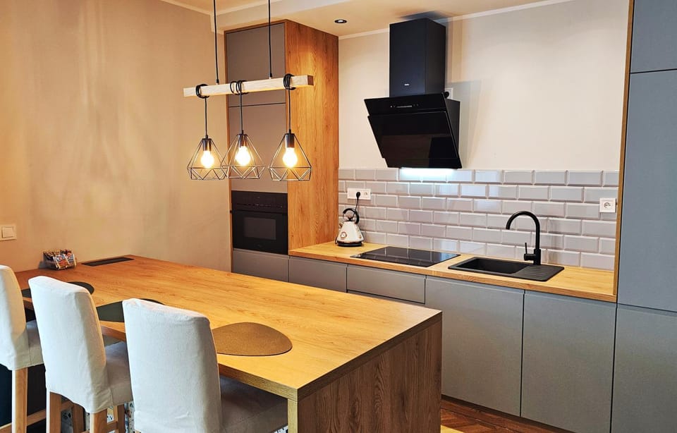 Kitchen or kitchenette, kitchen