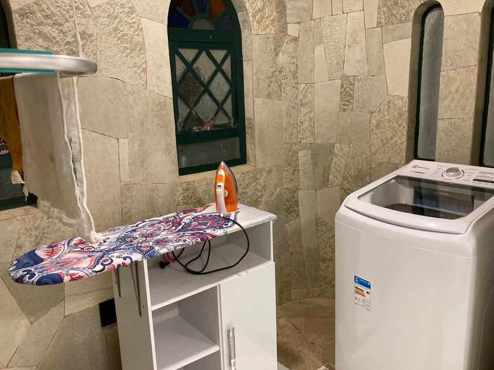 flat iron, laundry, washing machine