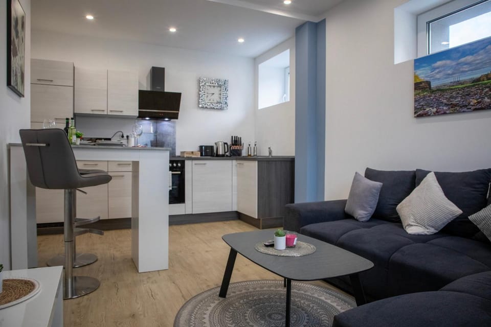 Kitchen or kitchenette, Living room, Seating area, Dining area, oven, stove