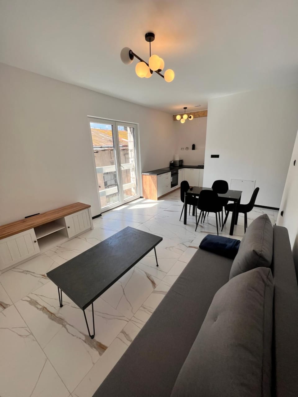 Living room, Seating area, Dining area