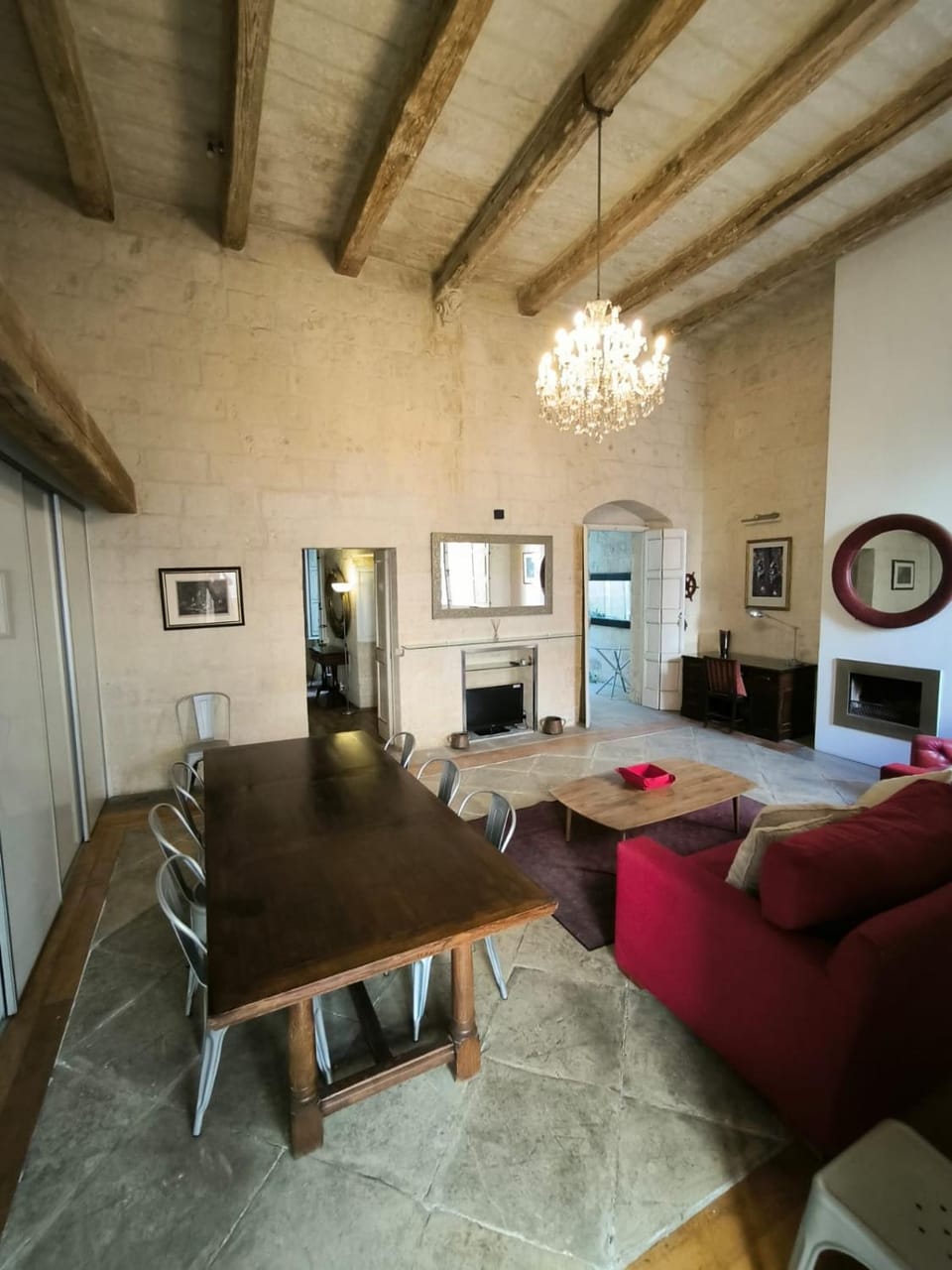 Living room, Seating area, Dining area