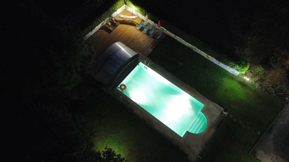 Night, Swimming pool