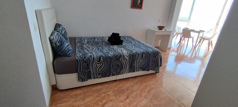 Bed, Living room, Bedroom