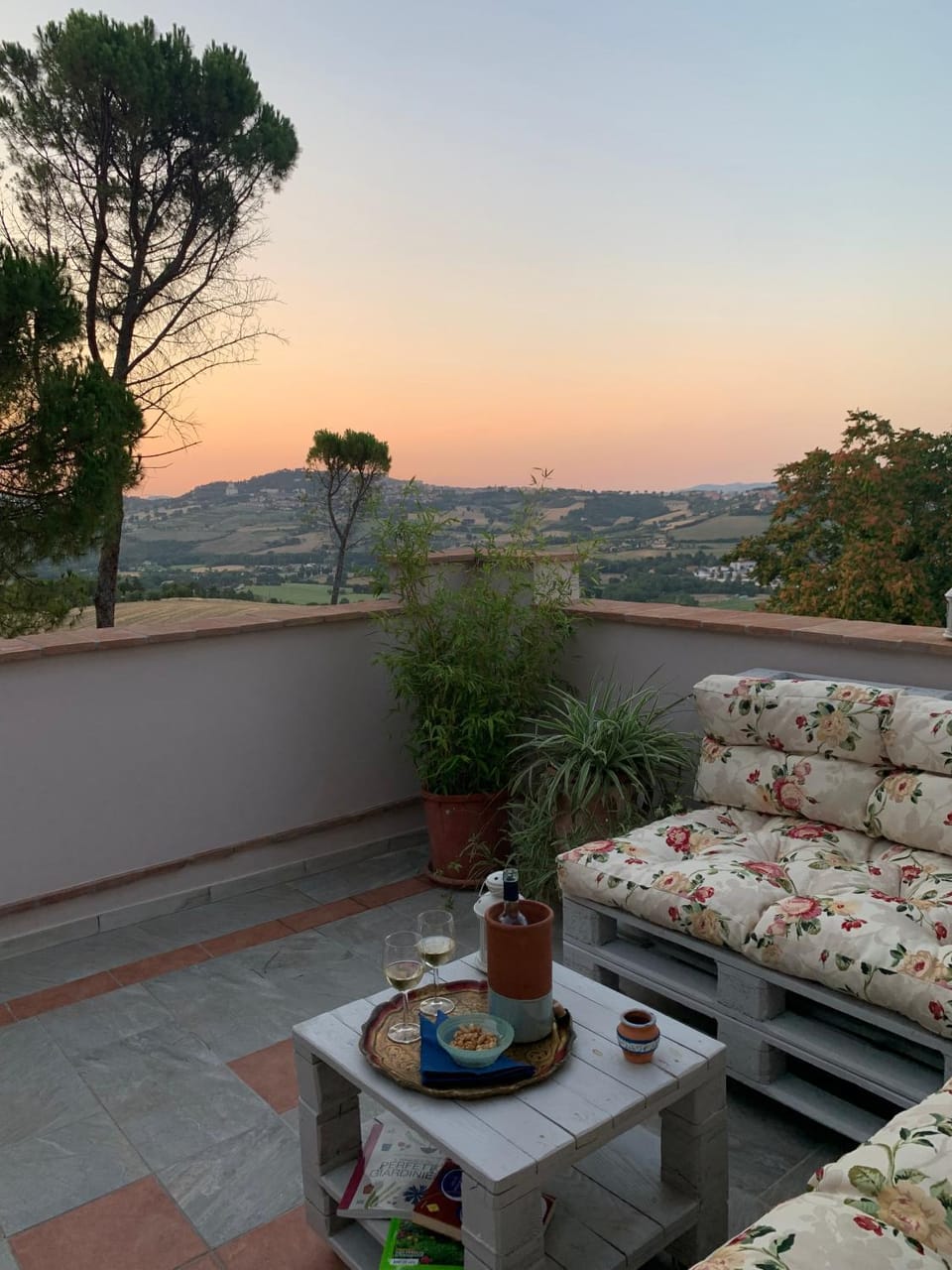 Natural landscape, Summer, View (from property/room), Balcony/Terrace, Balcony/Terrace, City view, Landmark view, Seasons, Sunset