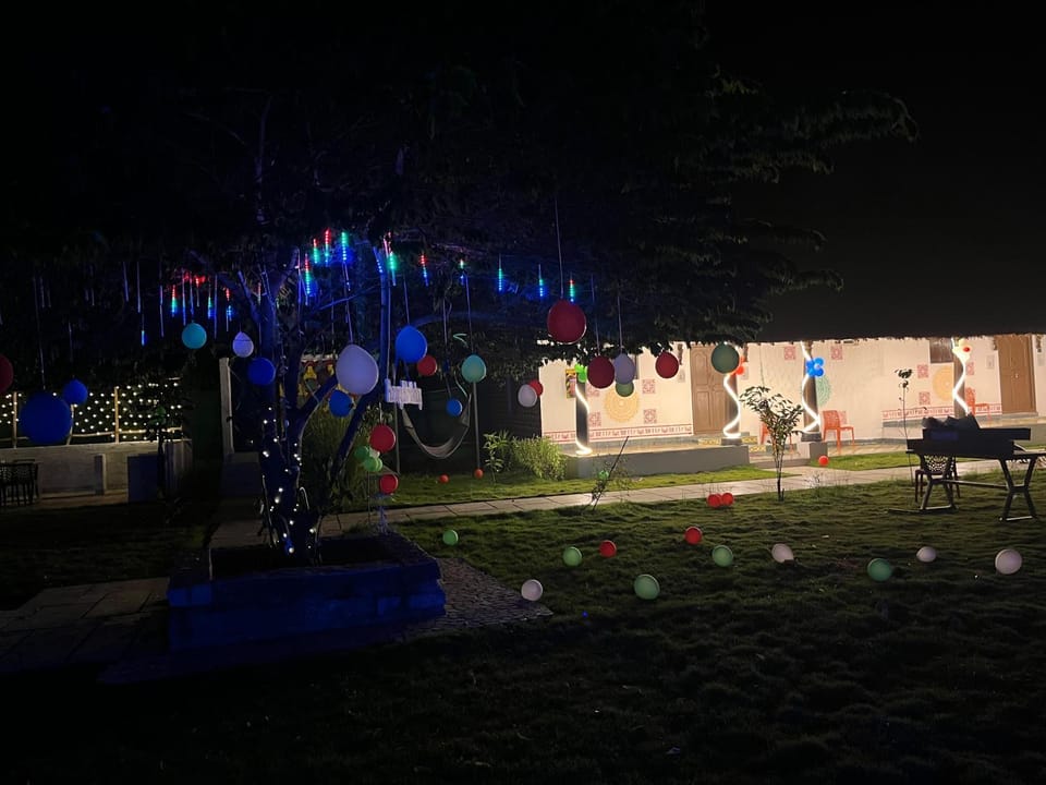 Night, Garden view