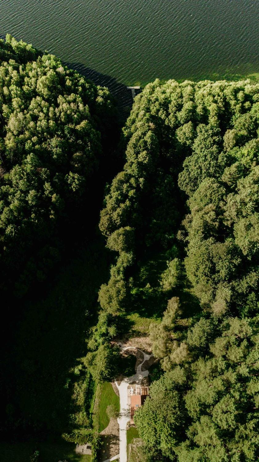 Nearby landmark, Day, Natural landscape, Bird's eye view, Lake view
