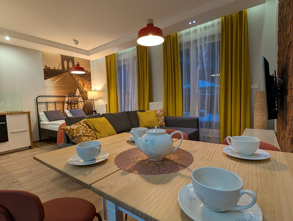 Riverside Studio Apartment in Krakow