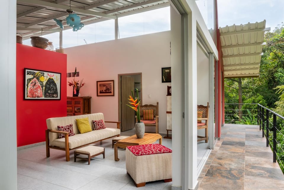 Balcony/Terrace, Living room, Garden view