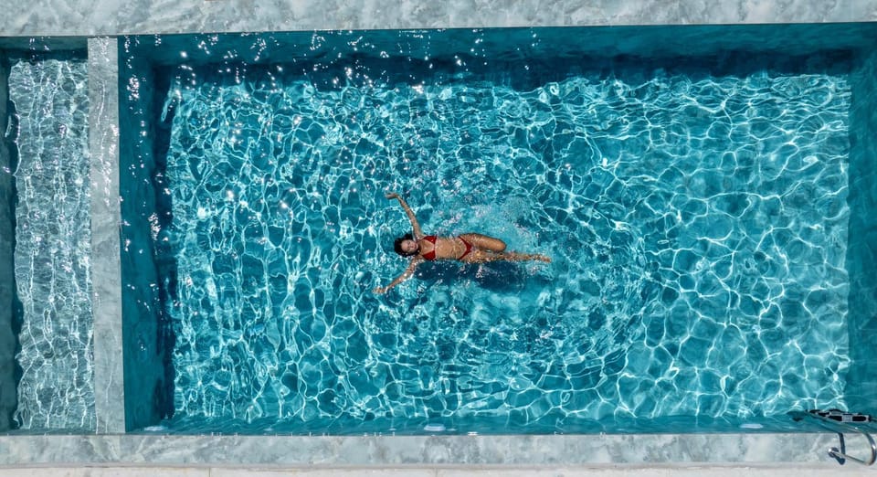 Bird's eye view, Swimming pool