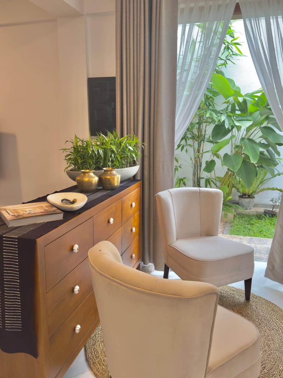 Seating area, Garden view