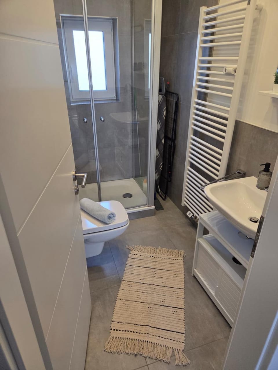 Shower, Toilet, Bathroom, flat iron, heating