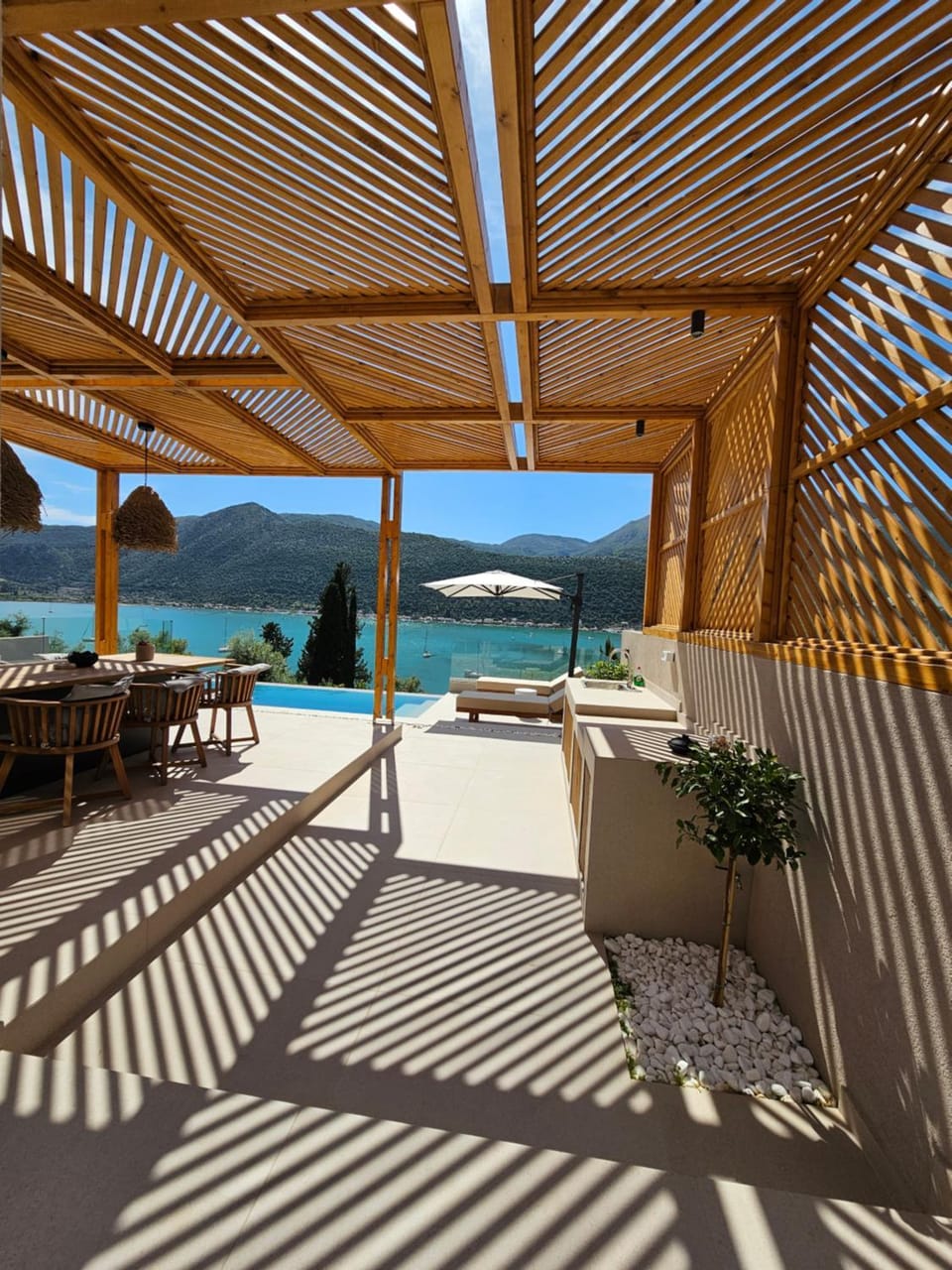Patio, Day, Natural landscape, View (from property/room), Balcony/Terrace, Mountain view, Sea view