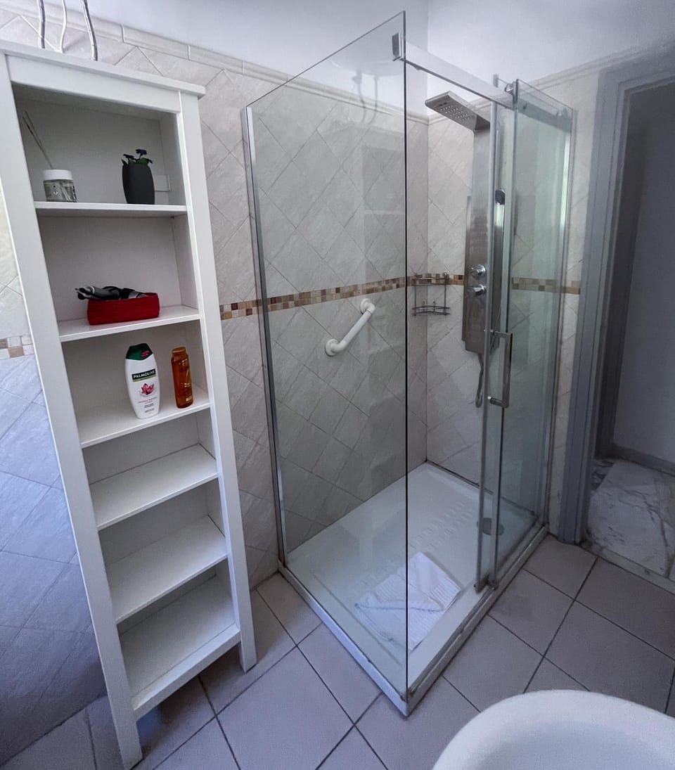 Shower, Toilet, Bathroom, towels