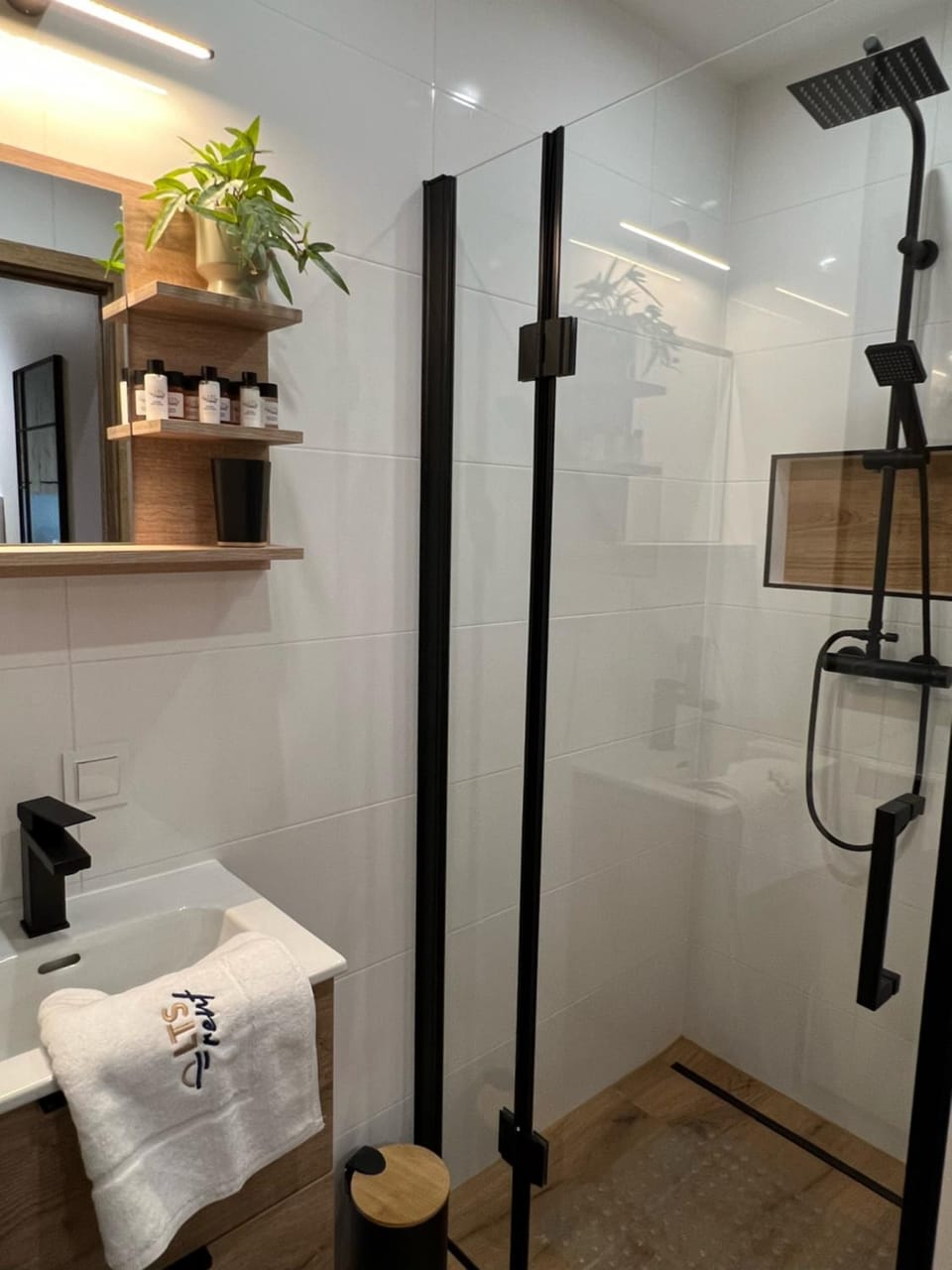 Shower, Bathroom, towels